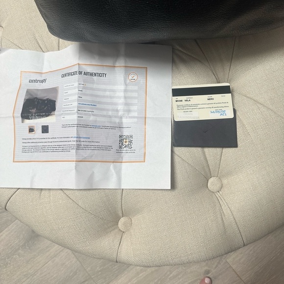 Prada Cervo Black Leather Hobo Bag with Dual Handles - Picture 11 of 14